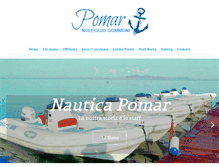 Tablet Screenshot of nauticapomar.it